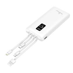 Power Bank 10000mAh 4xUSB Output 2.1A 10.5W Λευκό