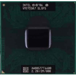 Intel Core 2 Duo Mobile Processor T6600 2M Cache 2.20GHz 800MHz FSB Refurbished