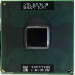 Intel Core 2 Duo Mobile Processor T8300 3M Cache 2.40GHz 800MHz FSB Refurbished