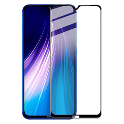 Tempered Glass 5D Full Glue Xiaomi Redmi Note 8 μαύρο