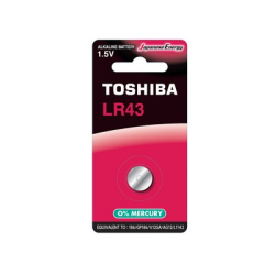 Μπαταρία αλκαλική TOSHIBA LR43 BP-1C