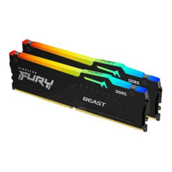 Μνήμη Kingston FURY Beast RGB DDR5 6000MHz CL40 16GB Kit (2x8GB)