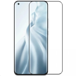 Tempered Glass 9H 9D Full Cover 0.33MM για Xiaomi Poco F3 / Mi 11X/11X Pro/11i 0.33MM 9H Μαύρο