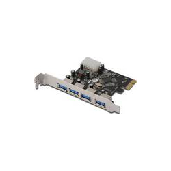 ΚΑΡΤΑ PCI Express Card PC0057A PCI Express to 4 USB 3.0 ports