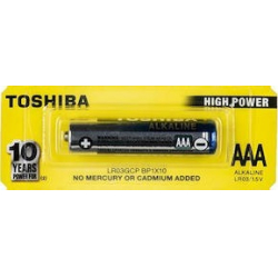 Μπαταρία TOSHIBA αλκαλική LR03GCP BP1 AAA LR03 1.5V 1τμχ