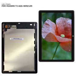 Οθόνη LCD + Μηχανισμός Αφής για Huawei MediaPad T3 10 AGS-L09 AGS-W09 AGS-L03 T3 Μαύρη