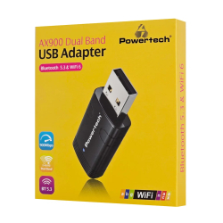 Ασύρματος USB αντάπτορας δικτύου & Bluetooth 5.3 PT-1386 900Mbps WiFi 6