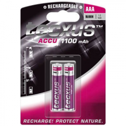 Επαναφορτιζόμενη μπαταρία 1.2 Volt 1100mA AAA Tecxus ACCU 2τμχ