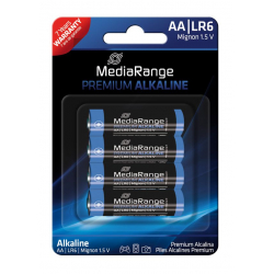 Μπαταρία Αλκαλική τύπου AA MediaRange Premium  LR6 - 4 τμχ