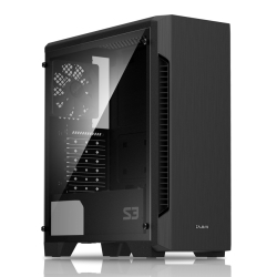 Κουτί Η/Υ ZALMAN PC S3 TG Tempered Glass Middle ATX Black