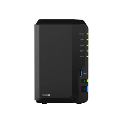 Synology DS220+ NAS/SMB CEL2.5GHz 2GB 2BAY 3U3 1ES 1GL