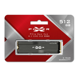 SSD Silicon Power PCIe Gen3x4 M.2 2280 XD80 512GB 3.400-3.000MB/s