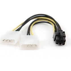 Καλώδιο 2xMolex 4pin σε 6pin PCI-e