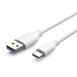 CABLETIME Καλώδιο USB 2.0 σε USB Type-C C160 5A 1m Λευκό