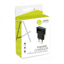 Φορτιστής AMA 1A με Micro USB Καλώδιο
