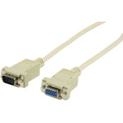 Καλώδιο CABLE-170 VGA αρσ. - VGA θηλ. 1.8M GREY