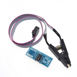 Test Clip in-circuit programming on USB Programmer