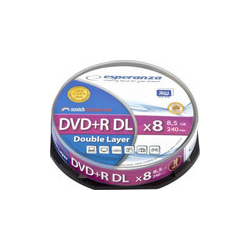 DVD+R DOUBLE LAYER 8,5GB, 8x Speed, Cakebox 10τμχ
