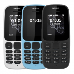 Κινητό τηλέφωνο NOKIA 105DS 2017 1.4 DUAL SIM 2G 4MB/4MB