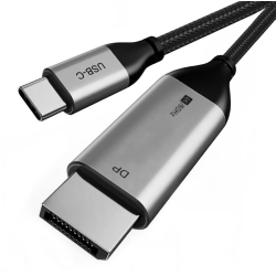 Καλώδιο USB-C σε DisplayPort CABLETIME 4K/30Hz 1.2m