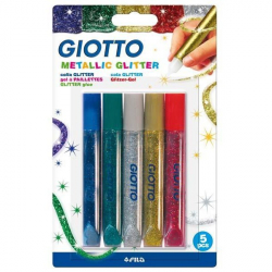 Κόλλα Giotto Metallic Glitter 10ml 5 χρώματα