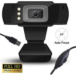 LAMTECH FULL HD USB WEB CAMERA AUTOFOCUS WITH LED 1080P