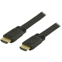 FLAT Καλώδιο HDMI υψηλής ταχύτητας με ethernet 1m VGVP 34100 B1.00