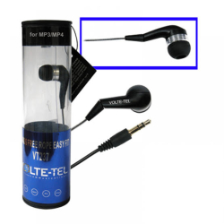 Ακουστικό για HANDS FREE MP4 ROPE EASYFIT VOLTE-TEL VT237 JACK 3.5mm (55cm)