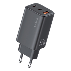 Φορτιστής τοίχου CC265 USB & 2x USB-C 67W GaN
