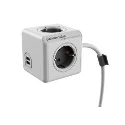 Πολύπριζο Powercube Original 4 x DE 2 x USB sockets - 3m