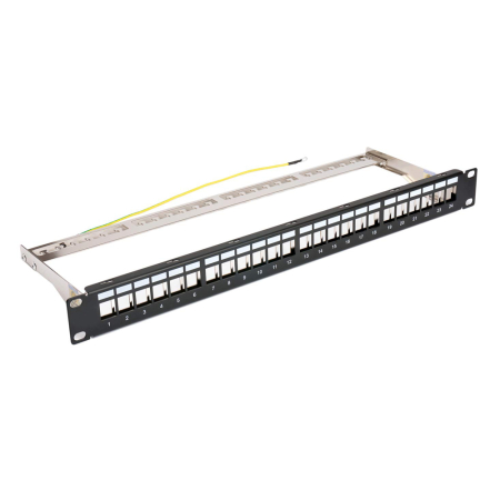 Keystone patch panel POWERTECH NETW-0013 19 24-port 1U