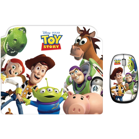 Ποντίκι ενσύρματο mini & Mousepad Disney Toy Story