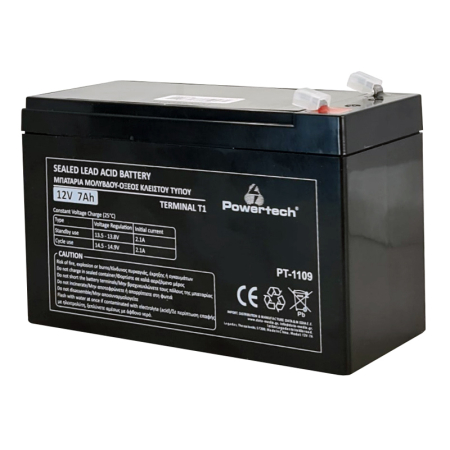 Μπαταρία μολύβδου PS7-12/Τ1 12V 7Ah