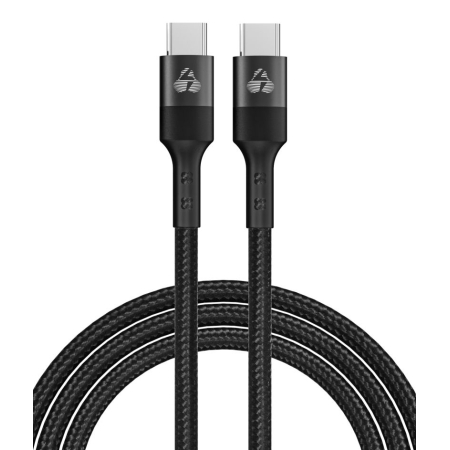 Καλώδιο USB Type-C PTR-0132 PD 100W copper 1m μαύρο