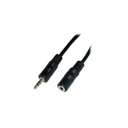 Καλώδιο 3.5mm Stereo (Αρσ) - 3.5mm Stereo (Θηλ) - 5m