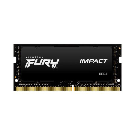 Μνήμη KINGSTON FURY IMPACT 16GB SO-DIMM DDR4 2666MHZ Non ECC CL15