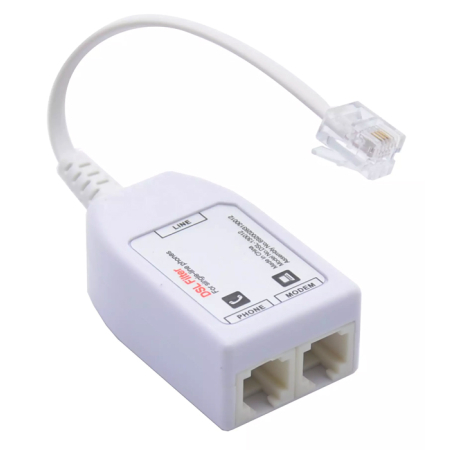 VDSL Splitter με φίλτρο RJ11 (Α) σε 2 x RJ11 (Θ)