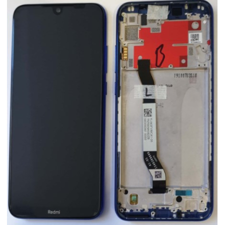 Μηχανισμός Αφής και Οθόνη LCD + Πλαίσιο Bezel Blue για Xiaomi Redmi Note 8T OR