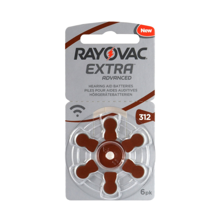 RAYOVAC μπαταρίες ακουστικών βαρηκοΐας 312MF 1.4V 6τμχ