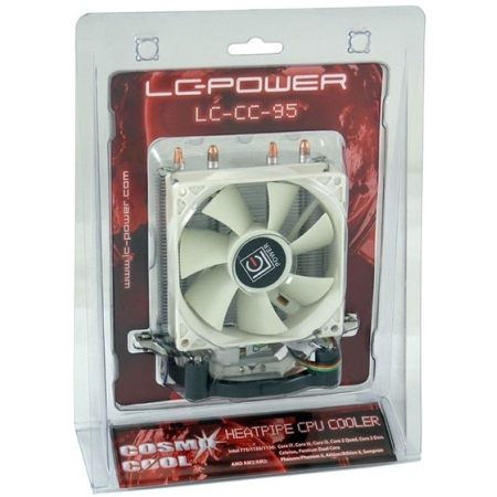 Cpu Cooler LC-Power Cosmo Cool LC-CC-95 for Intel and AMD Socket 775 / 1155 / 1156 / AM2 / AM3
