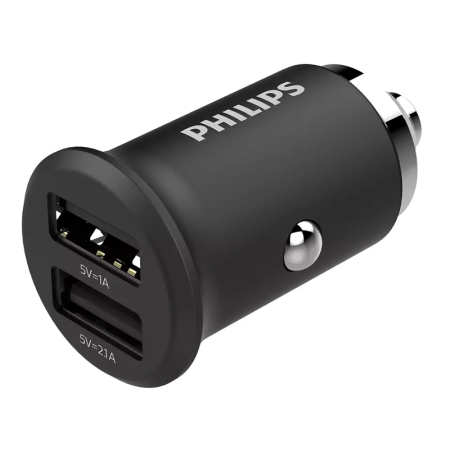 Φορτιστής αυτοκινήτου PHILIPS DLP2520-00 2x USB 3.1A 15.5W Μαύρος