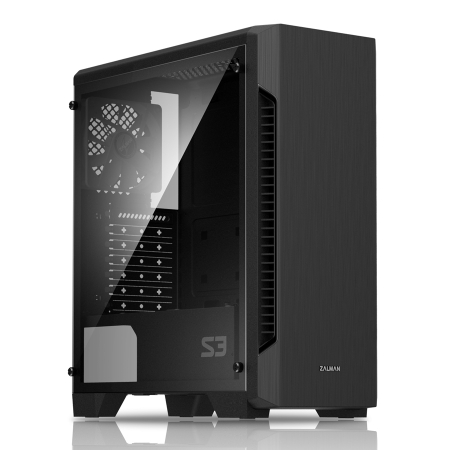 Κουτί Η/Υ ZALMAN PC S3 TG Tempered Glass Middle ATX Black