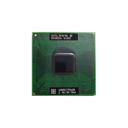 Intel Core 2 Duo Mobile Processor P8600 3M Cache, 2.40 GHz, 1066 MHz FSB - Refurbished