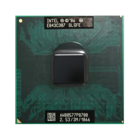 Intel Core 2 Duo Mobile Processor P8700 3M Cache 2.53GHz 1066MHz FSB Refurbished