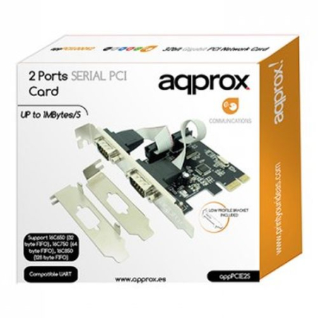 Κάρτα Επέκτασης Approx appPCIE2S PCIE σε 2 x Serial