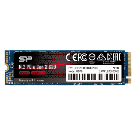 SSD NVMe SILICON POWER UD70 1TB PCIe Gen3x4 M.2 2280 3.400-3.000MB/s