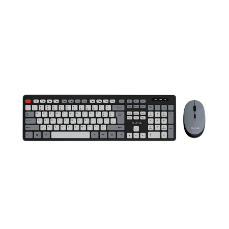 Σετ Πληκτρολόγιο - Ποντίκι AULA AC308 WIRELESS BLACK US-GR NEW