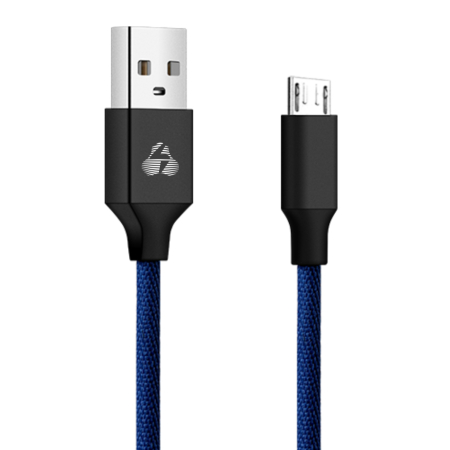 Καλώδιο POWERTECH PTR-0047 USB σε Micro USB eco small copper 1m μπλε