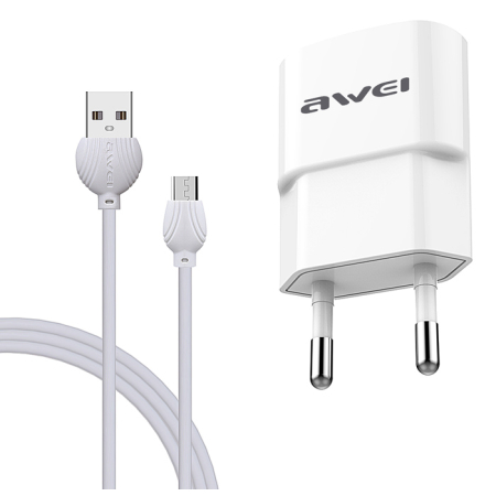AWEI φορτιστής τοίχου με καλώδιο C-831 USB 2.1A