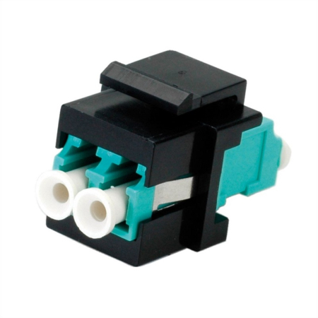 Keystone Fiber Coupler Roline 21.17.0001-20 LC Duplex Multimode OM3